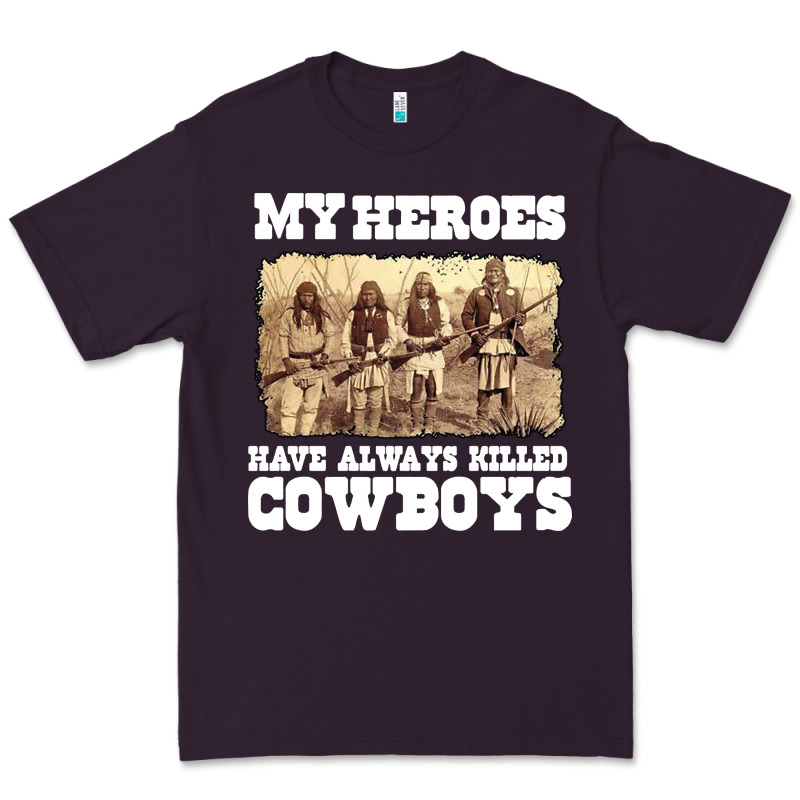 My Heroes Have Always Killed Cowboys Retro Premium Tee by linhVisuals | Teevron