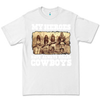 White my heroes have always killed cowboys retro Premium Tee - linhVisuals