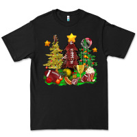 Black christmas with american football trees bbs Premium Tee - BundleAndBundleShop