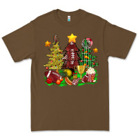 Cacao christmas with american football trees bbs Premium Tee - BundleAndBundleShop
