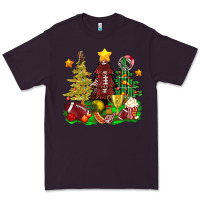 Plum christmas with american football trees bbs Premium Tee - BundleAndBundleShop