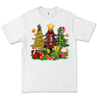 White christmas with american football trees bbs Premium Tee - BundleAndBundleShop