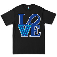 Black villanova love Premium Tee - linhVisuals