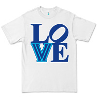 White villanova love Premium Tee - linhVisuals