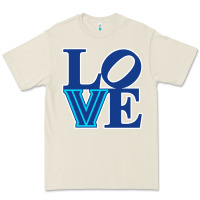 Bone villanova love Premium Tee - linhVisuals