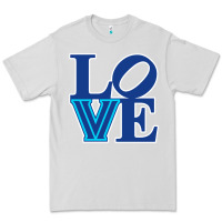 Dove Grey villanova love Premium Tee - linhVisuals