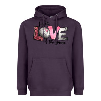 Plum for the love of the game volleyball Heavyweight Hoodie - Jasminsmagicworld