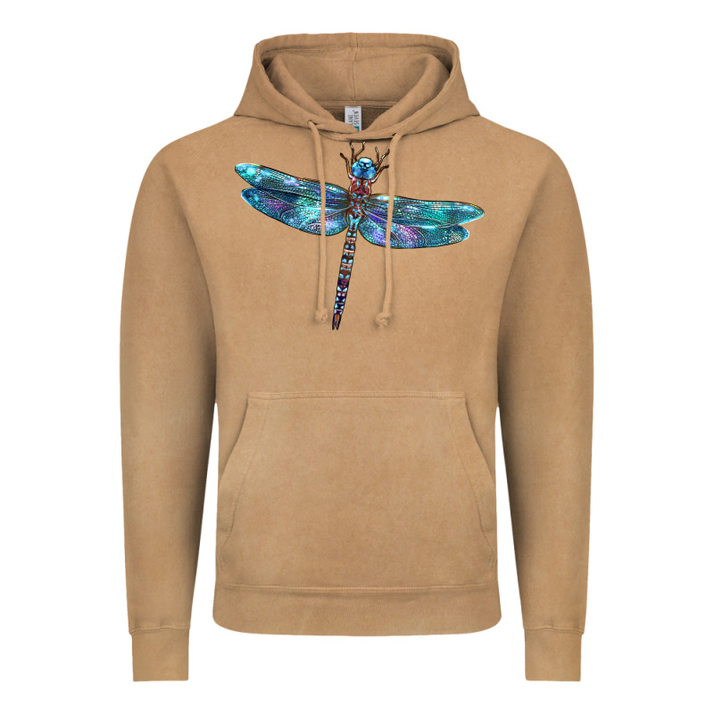 Blue Dragonfly Vintage Hoodie by LillyAllenDesigns | Teevron