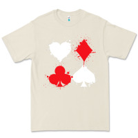 Bone playing cards poker heart spade club Premium Tee - linhVisuals