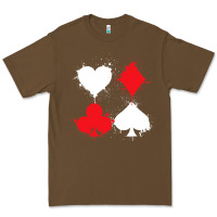 Cacao playing cards poker heart spade club Premium Tee - linhVisuals