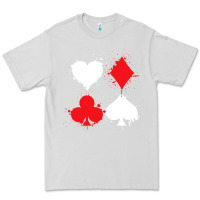 Dove Grey playing cards poker heart spade club Premium Tee - linhVisuals