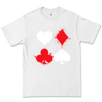 White playing cards poker heart spade club Premium Tee - linhVisuals