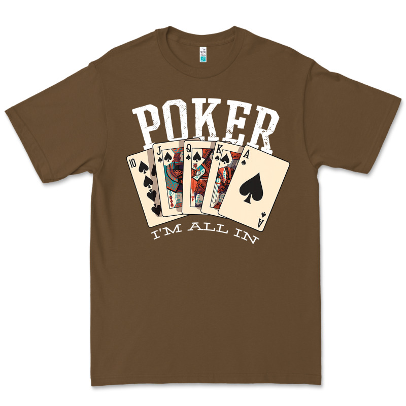Poker All In Royal Flush Lucky Casino Premium Tee by linhVisuals | Teevron