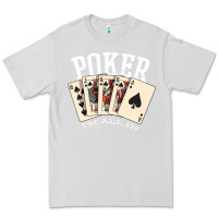 Dove Grey poker all in royal flush lucky casino Premium Tee - linhVisuals