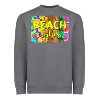 Storm beach vibes summer brushstroke Heavyweight Sweatshirt - Jasminsmagicworld