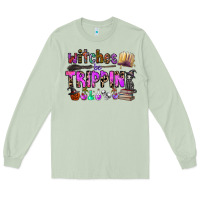 Matcha witches be trippin Long Sleeve Tee - CowhideDigitalArt