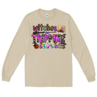 Mushroom witches be trippin Long Sleeve Tee - CowhideDigitalArt