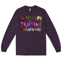 Plum witches be trippin Long Sleeve Tee - CowhideDigitalArt