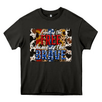 Asphalt land of the free  th of july brushstroke Heavy Core Tee - Jasminsmagicworld
