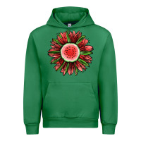 Emerald Watermelon Sunflower Urban Hoodie - Jasminsmagicworld