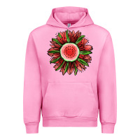 Fuchsia Pink Watermelon Sunflower Urban Hoodie - Jasminsmagicworld