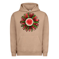 Pigment Burro Watermelon Sunflower Urban Hoodie - Jasminsmagicworld