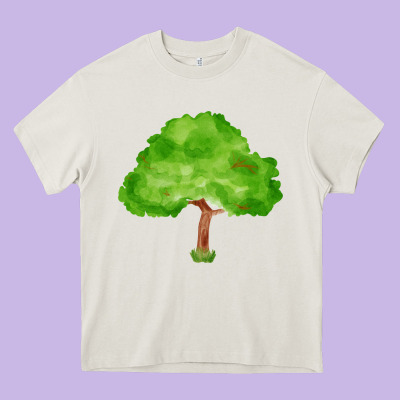 Tree Fa Element 1 Heavy Core Tee Designed By Fadigitalartstudio