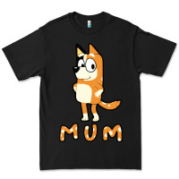 Black bluey mom Premium Tee - linhVisuals
