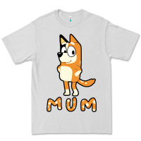 Dove Grey bluey mom Premium Tee - linhVisuals