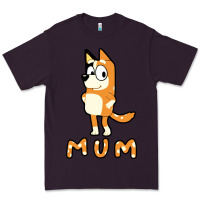 Plum bluey mom Premium Tee - linhVisuals