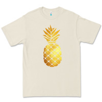 Bone gold pineapple Premium Tee - linhVisuals