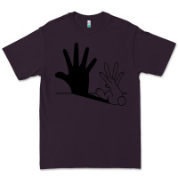 Plum rabbit hand shadow Premium Tee - linhVisuals