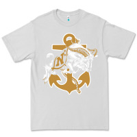 Dove Grey navy midshipmen Premium Tee - linhVisuals