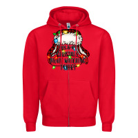 Red this is my Christmas movie watching Zipper Hoodie - Jasminsmagicworld