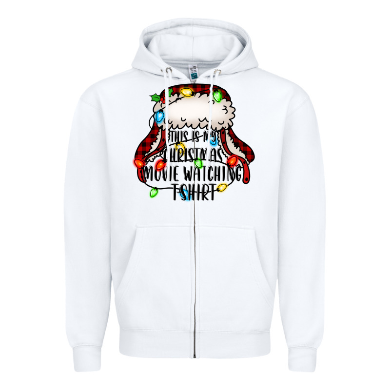 This Is My Christmas Movie Watching Zipper Hoodie by Jasminsmagicworld | Teevron