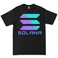 Black solana cryptocurrency solana Premium Tee - linhVisuals