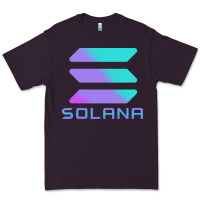 Plum solana cryptocurrency solana Premium Tee - linhVisuals