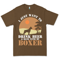 Cacao boxer beer dog lover t  shirt boxer beer dog lover t  shirt Premium Tee - linhVisuals