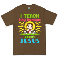 Cacao i teach tiny humans about jesus Premium Tee - linhVisuals
