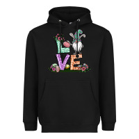 Black easter gnome easter bunny gnome Heavyweight Hoodie - Jasminsmagicworld