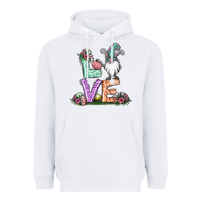 Easter Gnome Easter Bunny Gnome Heavyweight Hoodie by Jasminsmagicworld | Teevron