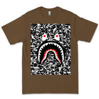 Cacao Bape Shark Army Premium Tee - linhVisuals