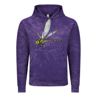 Cloud Purple Blue And Yellow Dragonfly Vintage Hoodie - LillyAllenDesigns