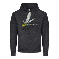 Vintage Black Blue And Yellow Dragonfly Vintage Hoodie - LillyAllenDesigns