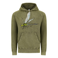 Vintage Olive Blue And Yellow Dragonfly Vintage Hoodie - LillyAllenDesigns