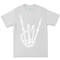 Dove Grey rock on skeleton hand Premium Tee - linhVisuals