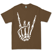 Cacao rock on skeleton hand Premium Tee - linhVisuals