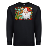 Black ho ho ho santa claus Premium Sweatshirt - Jasminsmagicworld