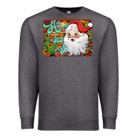 Charcoal Heather ho ho ho santa claus Premium Sweatshirt - Jasminsmagicworld