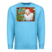 Ocean Blue ho ho ho santa claus Premium Sweatshirt - Jasminsmagicworld
